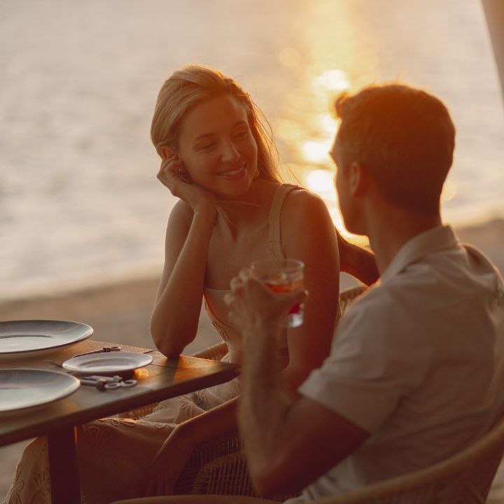 Cena en la playa