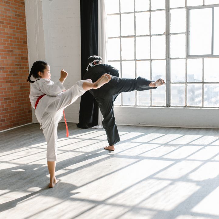 Clase de taekwondo en Busan